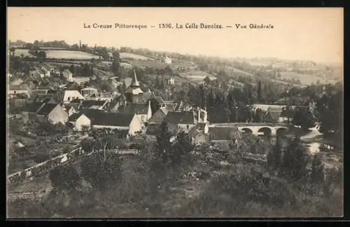 AK La Celle-Dunoise /Creuse, Vue Générale