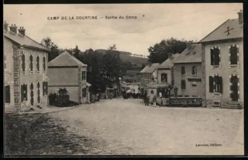 AK La Courtine, Sortie du Camp