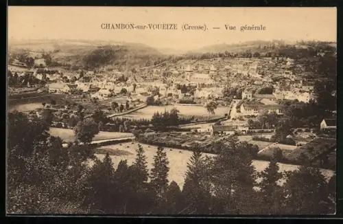 AK Chambon-sur-Voueize /Creuse, Vue générale