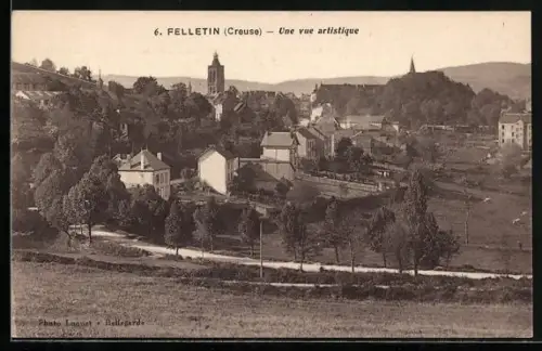 AK Felletin /Creuse, Une vue artistique