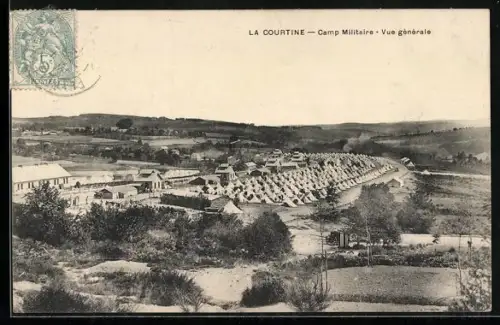 AK La Courtine, Camp Militaire, Vue générale