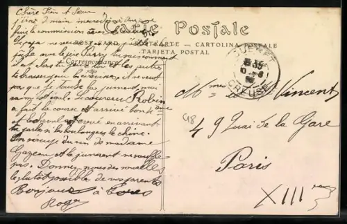 AK Glénic /Creuse, Le Pont et le Village