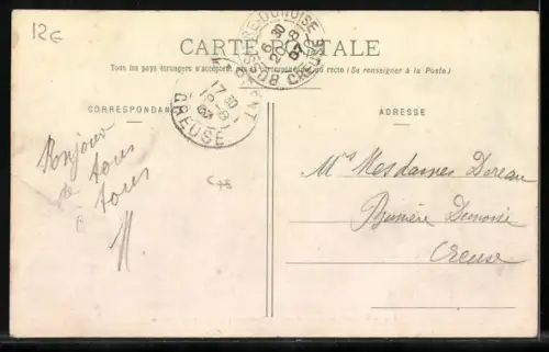 AK Maisonnisse /Creuse, Lavergne, vue prise du Moulin