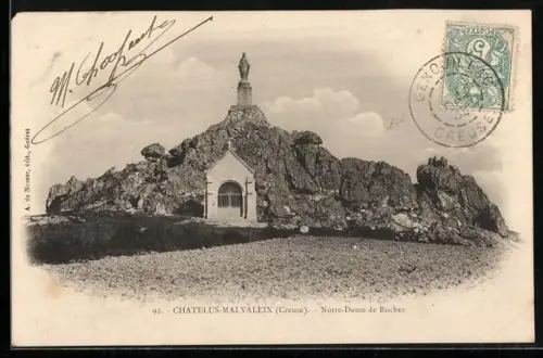AK Châtelus-Malvaleix /Creuse, Notre-Dame des Roches