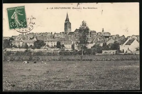 AK La Souterraine /Creuse, Vue générale