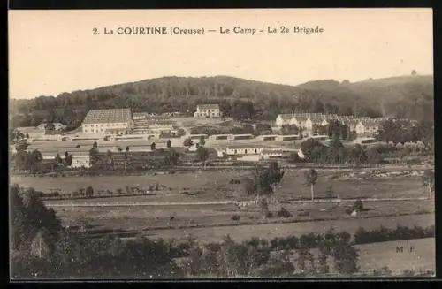 AK La Courtine /Creuse, Le Camp, La 2e Brigade