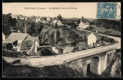 AK Boussac /Creuse, Le Moulin Ferré et Gauby