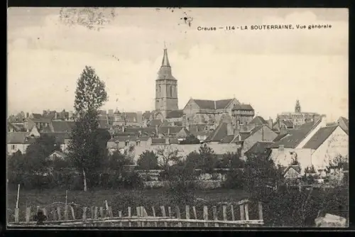 AK La Souterraine /Creuse, Vue générale