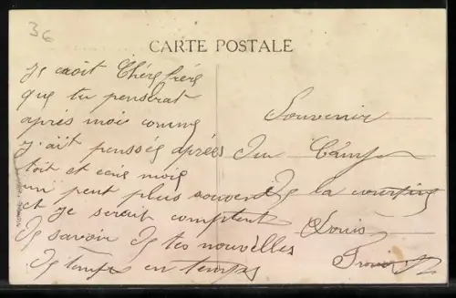 AK La Courtine /Creuse, Camp de la Courtine, Casernes et Tentes, 2e Brigade