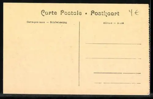 AK Anvers, Vue à vol-d`oiseau de l`Avenue De Keyser, Strassenbahn