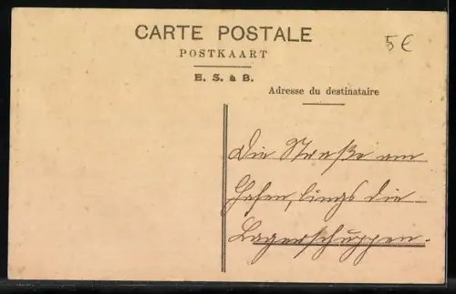 AK Antwerpen, Van Dijk Kaai, Strassenbahn