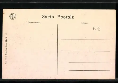 AK Anvers, Rue Leys, Strassenbahn