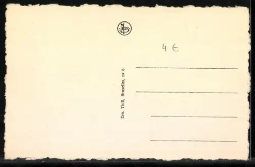 AK Anvers, Avenue de Keyser von oben, mit Strassenbahnen