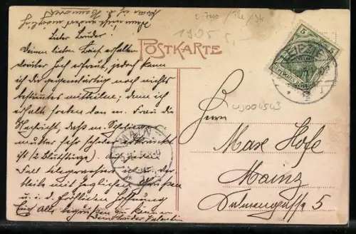 AK Leipzig, Neues Theater mit Strassenbahnen