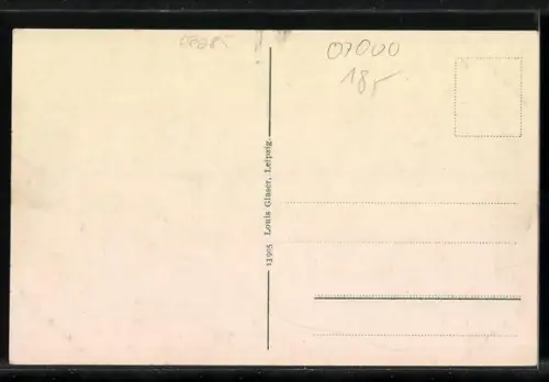 AK Leipzig, Strassenbahn fährt an Neuem Rathaus mit Rathausring vorbei