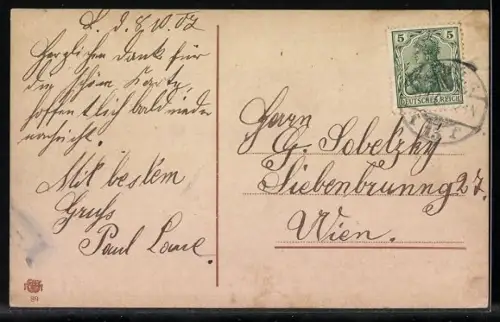 AK Leipzig, Universität und Strassenbahn