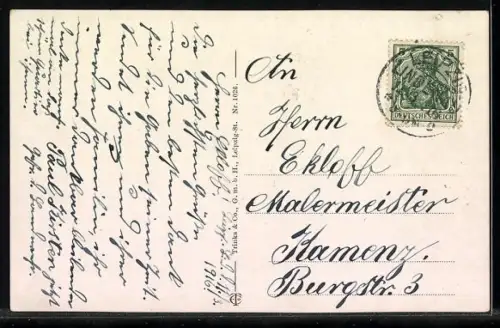 AK Leipzig, Rossplatz mit Mägdebrunnen, Neuem Rathaus und Strassenbahn