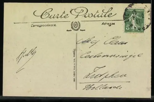 AK Lyon, Place de la République et Rue du Président Carnot, Strassenbahn