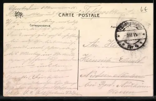 AK Gand, Le Viaduc de la Porte d`Anvers, Strassenbahn