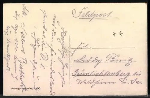 AK Liége, Strassenbahn auf Pont Maghin