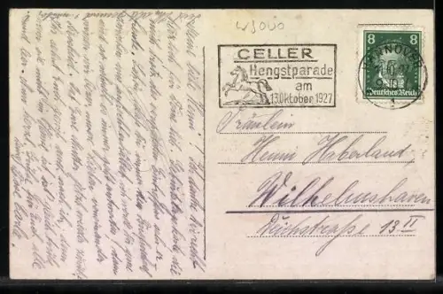 AK Hannover, Hauptpost und Telegraphen-Amt mit Strassenbahn