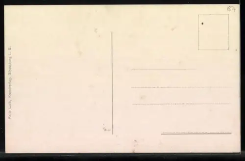 AK Strassburg, Blick vom Brantplatz mit Strassenbahn und Kutsche