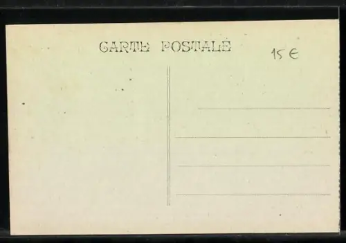 AK Marseille, Rue Cannebière, Strassenbahn