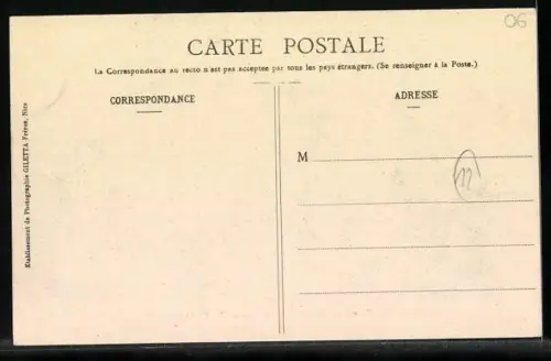 AK Nice, Avenue de la Gare, Strassenpartie mit Pferdekutsche, Strassenbahn