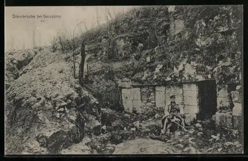 AK Soissons, Steinbrüche bei Soissons