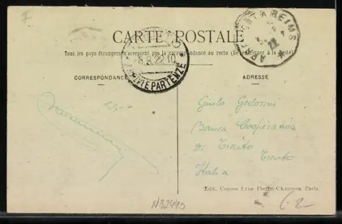 AK Pontavert /Aisne, Les Ruines, La Grande Rue après le conflit