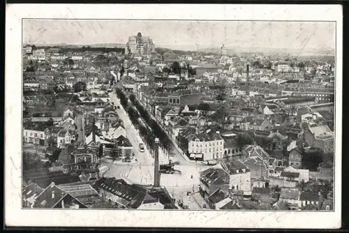 AK Saint-Quentin, Ortsansicht aus der Vogelschau