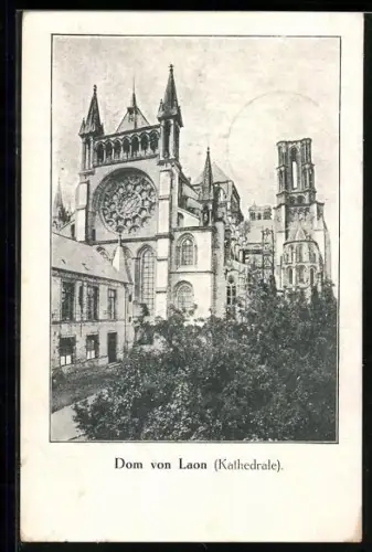 AK Laon, Blick zum Dom