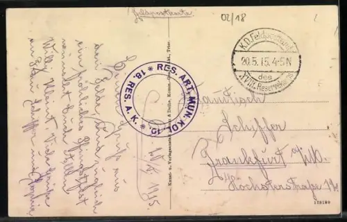 AK Brécy, Wasserpartie im Ort