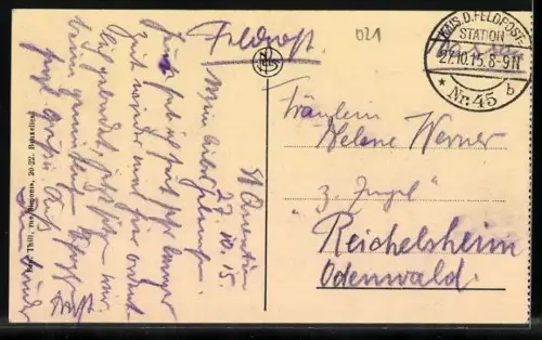 AK Saint-Quentin, La Collégiale vue d`ensemble sur la ville