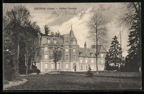 AK Sissonne /Aisne, Schloss Garenne