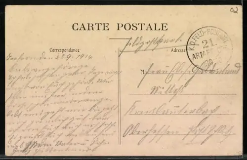 AK Saint-Quentin, Rue de Guise avec passants et bâtiments historiques