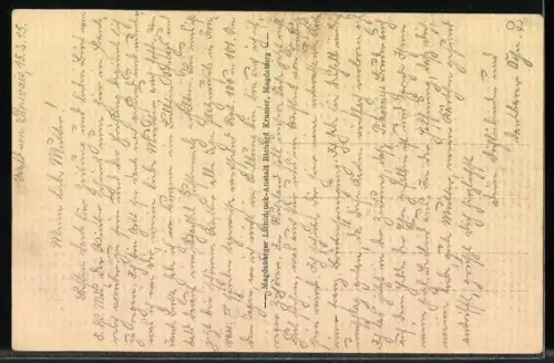 AK Guignicourt /Aisne, Von den Franzosen gesprengte Eisenbahnbrücke