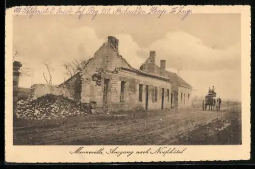 AK Monneville, Ausgang nach Neufchâtel