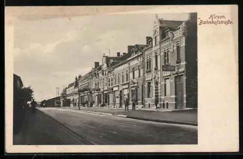 AK Hirson, Blick in die Bahnhofstrasse