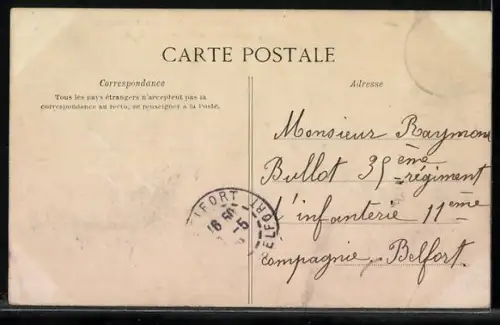 AK Saint-Quentin, Palais de Fervaques, côté de la Bourse du Travail