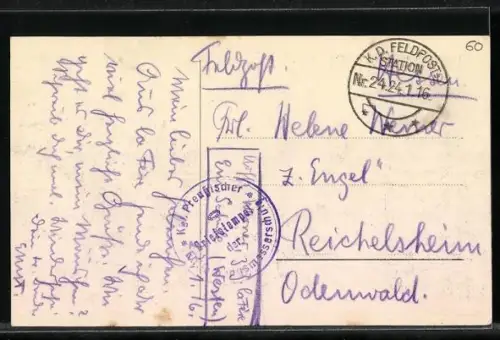 AK La Fère, Laoner Tor mit Oise-Brücke