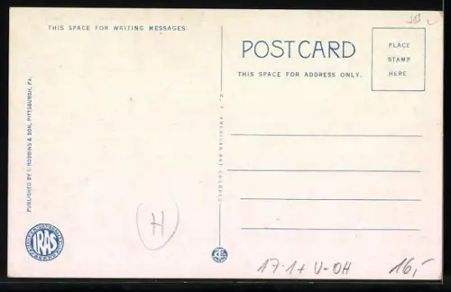 AK Springfield, OH, Masonic Temple, Freimaurer