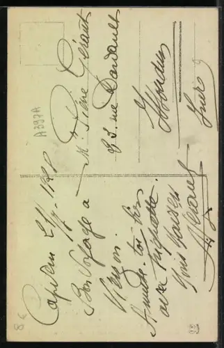 AK Capvern-les-Bains /Hautes-Pyrénées, Hôtel de Paris et Villa des Roses, Propr. Alphonse Toujas