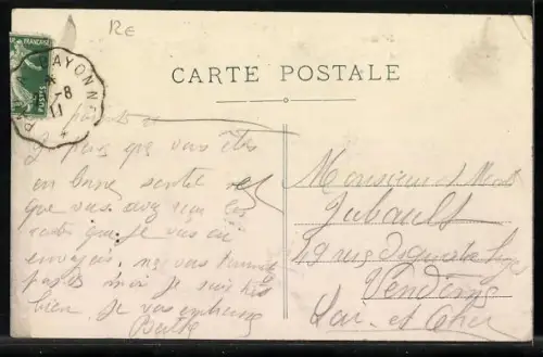 AK Lourdes, Notre-Dame du Sacré-Coeur, Cinéma Pathé Frères et arrêt du tramway