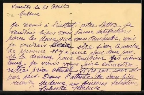 AK Lourdes, Hôtel Laborde Florence, Route de Pau, vue splendide sur la Grotte et les Pyrénées