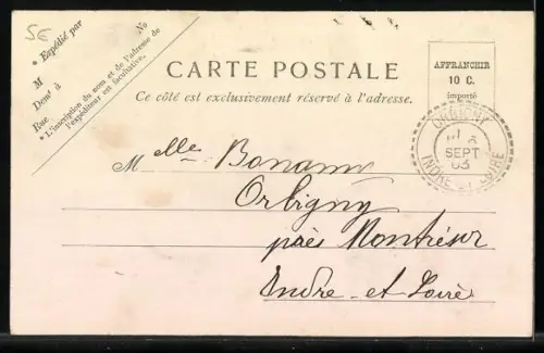 AK Lourdes, Bureaux de Pères avec calèche devant le bâtiment