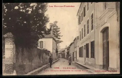 AK Vic-Bigorre /Hautes-Pyrénées, École Primaire Supérieure de Jeunes Filles