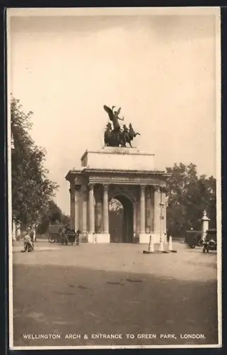 AK London, Wellington Arch & Entrance to Green Park