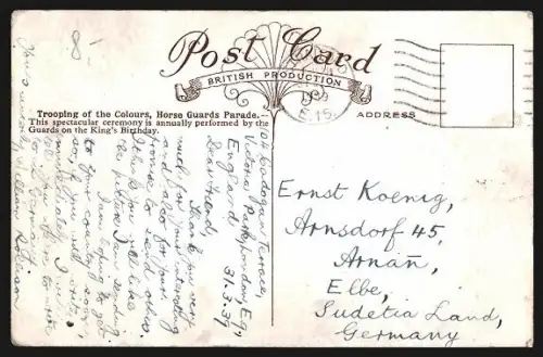 AK London, Trooping of the Colours, Horse Guards Parade