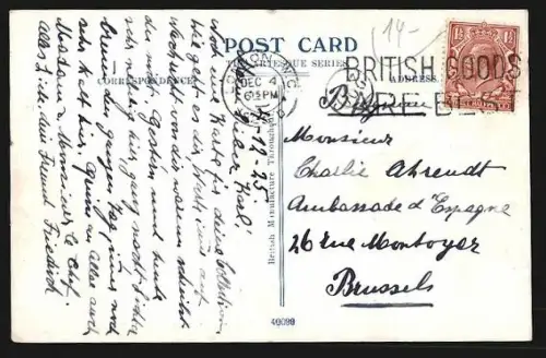 Künstler-AK London, Roxal Exchange end London Bank